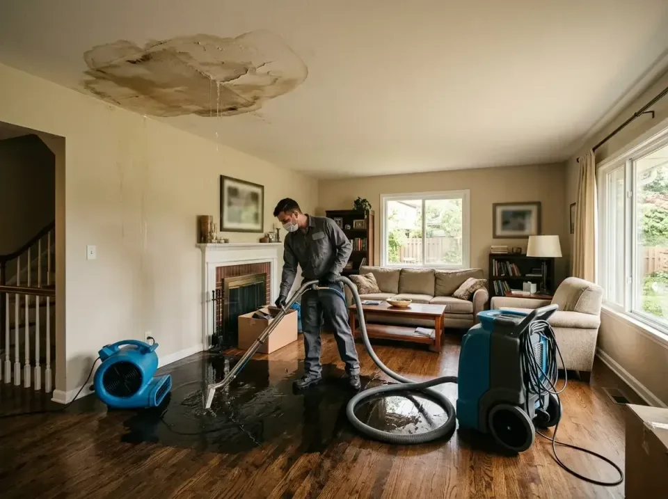attic-pipe-burst-ceiling-drip-008 — frequently asked questions, Water Damage Restoration & Carpet Care in Blue Island, IL